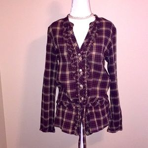 Tommy Hilfiger women button down shirt sizeS/P